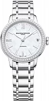 Baume & Mercier Classima Lady Automatic Date Steel White Dial Diamonds M0A10479