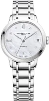 Baume & Mercier Classima Lady Automatic Date Steel White Dial Diamonds M0A10553