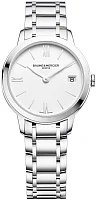 Baume & Mercier Classima Lady Quartz Date Steel White Dial M0A10335
