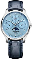Baume & Mercier Clifton Gent Baumatic Day-Date Perpetual Calendar Leather Strap Ice Blue Dial Limited Edition M0A10872