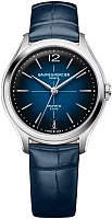 Baume & Mercier Clifton Lady Baumatic Date Leather Strap Blue Dial M0A10833