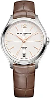 Baume & Mercier Clifton Lady Baumatic Date Leather Strap Grey Dial M0A10831