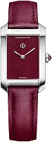 Baume & Mercier Hampton Lady Quartz Leather Strap Burgundy Dial Limited Edition M0A10673