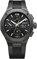 Baume & Mercier Riviera Gent Automatic Chronograph Date Rubber Strap Black Dial M0A10625