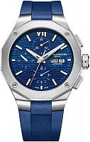 Baume & Mercier Riviera Gent Automatic Chronograph Day-Date Rubber Strap Blue Dial M0A10623