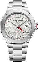 Baume & Mercier Riviera Gent Automatic GMT Date Steel Grey Dial M0A10658