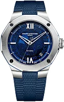 Baume & Mercier Riviera Gent Baumatic Date Rubber Strap Semi-Skeleton Blue Dial M0A10701