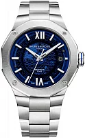 Baume & Mercier Riviera Gent Baumatic Date Steel Semi-Skeleton Blue Dial M0A10616