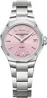 Baume & Mercier Riviera Lady Quartz Date Steel Pink Dial M0A10812