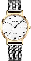 Bering Classic Lady Titanium Date Gold Mesh 18634-010