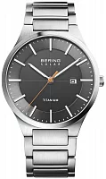 Bering Solar Gent Date Titanium 15239-779