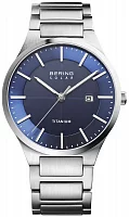 Bering Solar Gent Date Titanium 15239-777
