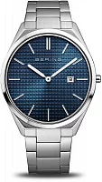 Bering Ultra Slim Gent Date Blue Dial 17240-707