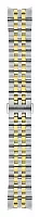 Paski i części Bransoleta Stalowa Tissot Bicolor Żółte Złoto 20mm Ballade Bicolor T605039829