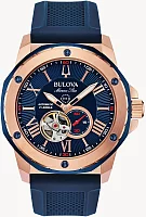 Bulova Marine Star Automatic Open-Heart 98A227