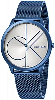 CALVIN KLEIN Minimal Big Mesh Blue PVD K3M51T56