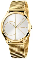 CALVIN KLEIN Minimal Big Mesh Yellow Gold PVD K3M21526