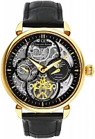 Carl von Zeyten Neukirch Automatic Moonphase GMT Skeleton Sapphire CVZ0005GBKS