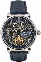 Carl von Zeyten Neukirch Automatic Moonphase GMT Skeleton Sapphire CVZ0005SBLS