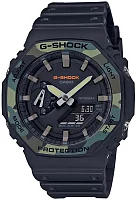 Casio G-Shock Analog-Digital Carbon Core Guard Camouflage GA-2100SU-1AER