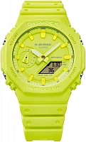 Casio G-Shock Analog-Digital Carbon Core Guard Lemon GA-2100-9A9ER