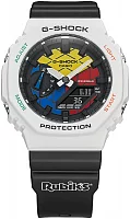 Casio G-Shock Analog-Digital Carbon Core Guard x Rubik's Limited Edition GAE-2100RC-1AER