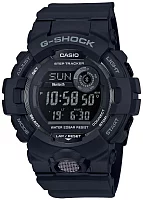 Casio G-Shock Digital Bluetooth Smartphone Link Steptracker Black GBD-800-1BER