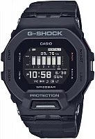 Casio G-Shock Digital Bluetooth Smartphone Link Steptracker Black GBD-200-1ER