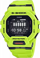 Casio G-Shock Digital Bluetooth Smartphone Link Steptracker Fluorescent Lime GBD-200-9ER