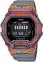 Casio G-Shock Digital Bluetooth Smartphone Link Steptracker Orange GBD-200SM-1A5ER