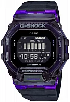Casio G-Shock Digital Bluetooth Smartphone Link Steptracker Purple GBD-200SM-1A6ER
