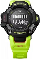 Casio G-Shock Fitness Watch Digital HR GPS Bluetooth Steptracker Black-Lime GBD-H2000-1A9ER