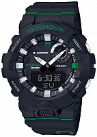 Casio G-Shock G-Squad Analog-Digital Bluetooth Steptracker Dagger Black-Green Special Edition GBA-800DG-1AER