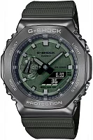 Casio G-Shock Steel Analog-Digital Metal-Covered GM-2100B-3AER