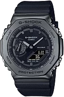 Casio G-Shock Steel Analog-Digital Metal-Covered Blackout GM-2100BB-1AER