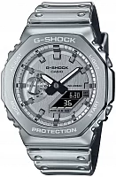 Casio G-Shock Steel Analog-Digital Metal-Covered Silicone Strap GM-2100YM-8AER