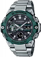 Casio G-Shock Steel Bluetooth Solar Slim Green GST-B400CD-1A3ER