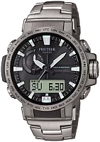 Casio ProTrek Pale Rosse Titanium PRW-60T-7AER