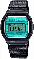 Casio Vintage ICONIC Steel Black A1000BP-2EF