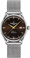 Certina DS-1 Vintage Powermatic 80 Mesh Bracelet and Brown Leather Strap Set C029.807.11.291.02