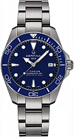 Certina DS Action Diver 40,5mm Powermatic 80 Ceramic Blue Dial Titanium C048.407.44.041.00