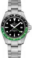 Certina DS Action Diver GMT 41mm Powermatic 80 Sapphire Black-Green C032.929.11.051.00