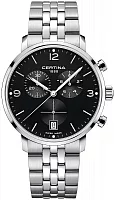 Certina DS Caimano Gent Precidrive Chrono Black Dial C035.417.11.057.00