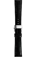 Paski i części DS+ Plus Pasek Skórzany Czarny 20mm C852022550