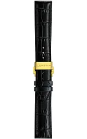Paski i części DS+ Plus Pasek Skórzany Czarny 20mm C852023483