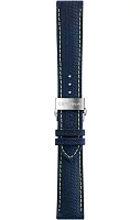 Paski i części DS+ Plus Pasek Skórzany Niebieski 20mm C852023482