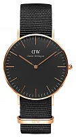 Daniel Wellington Classic Black Cornwall Lady Rose Gold DW00100150
