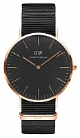 Daniel Wellington Classic Black Cornwall Rose Gold DW00100148