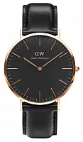 Daniel Wellington Classic Black Sheffield Rose Gold DW00100127