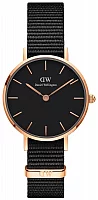 Daniel Wellington Classic Petite Black Cornwall Rose Gold DW00100247